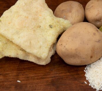 Aloo Happala / Rice Potato Papad