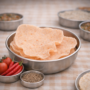 Tomato Happala / Rice Papad Tomato
